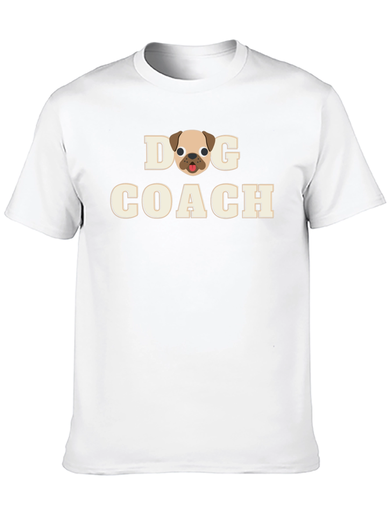 Dog Coach T-Shirt - Black Cotton Tee