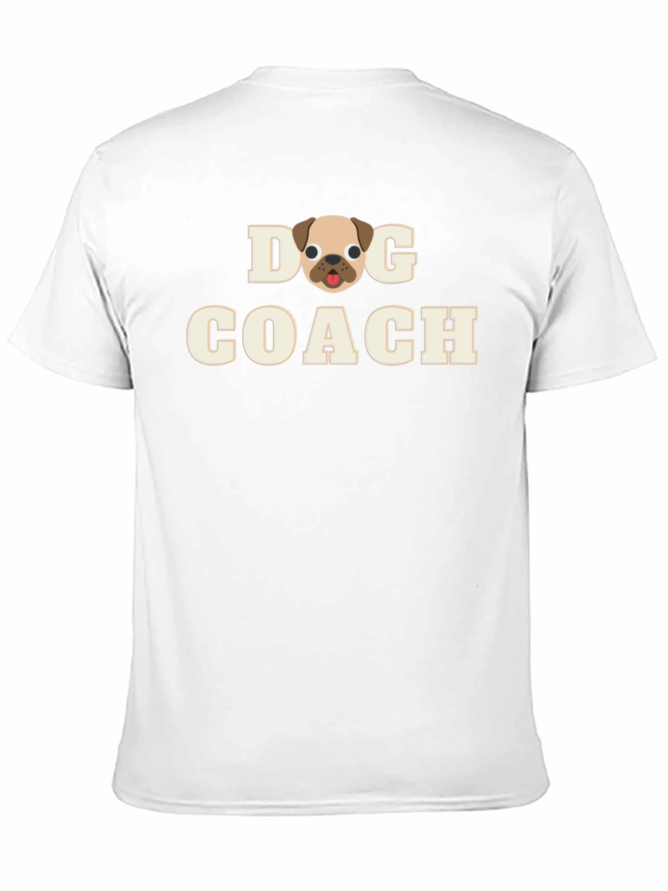 Dog Coach T-Shirt - Black Cotton Tee
