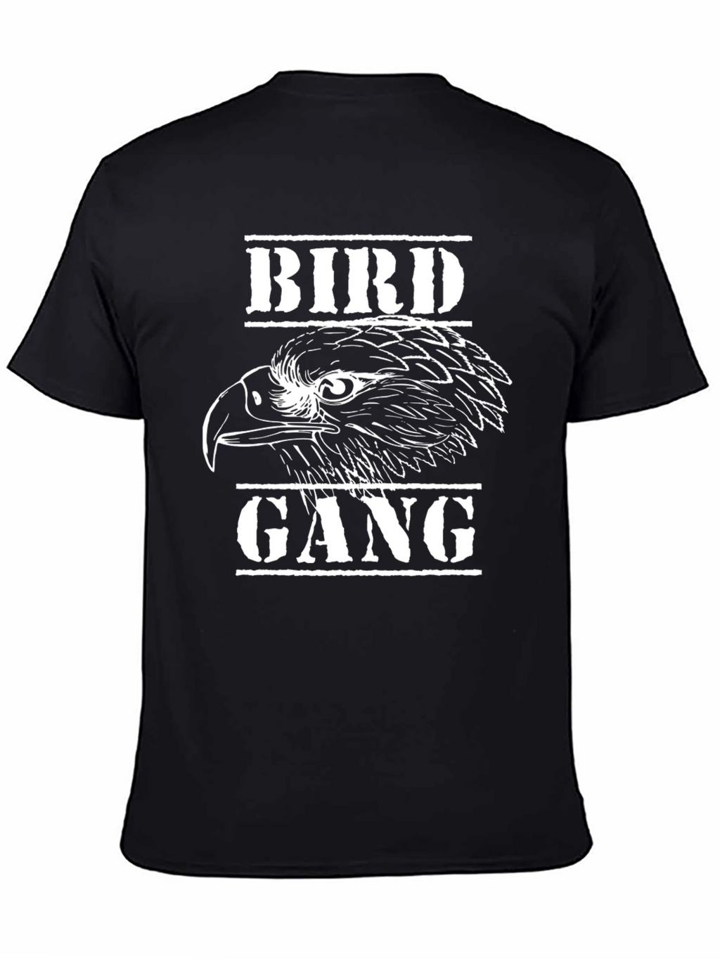 Bird Gang Graphic T-Shirt - Black Tee