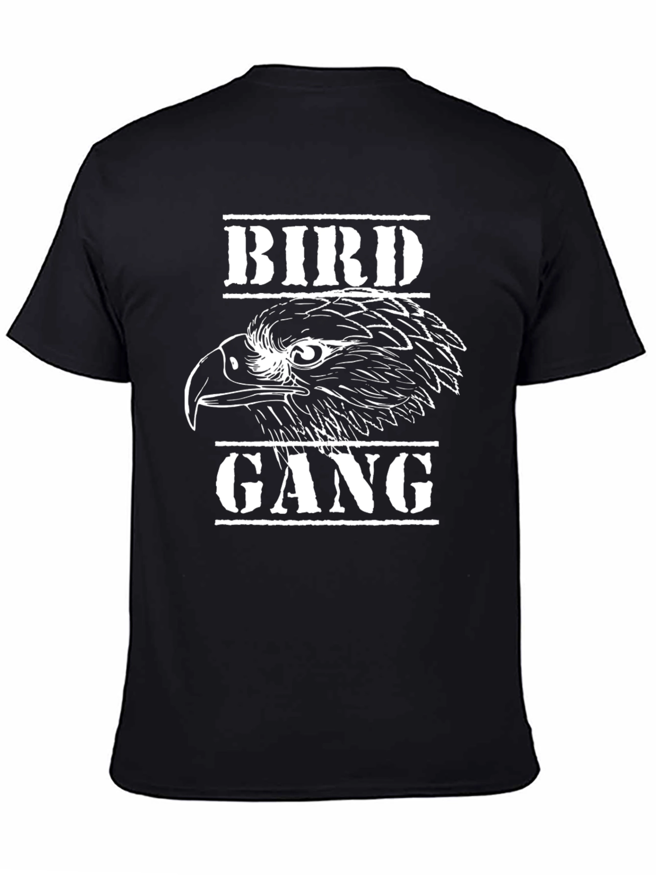 Bird Gang Graphic T-Shirt - Black Tee