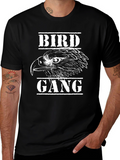 Bird Gang Graphic T-Shirt - Black Tee