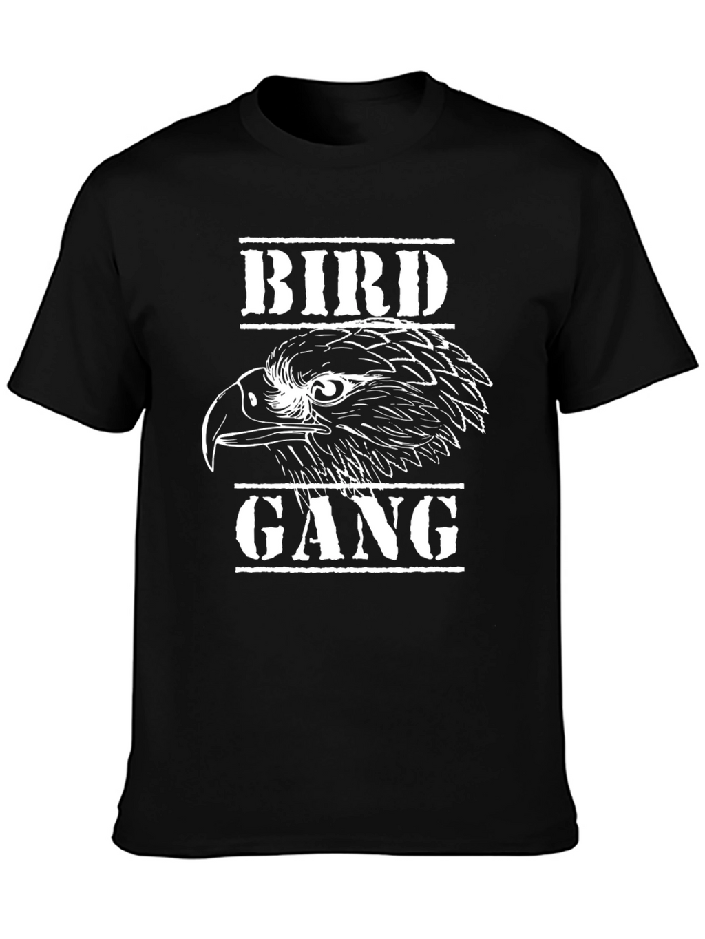 Bird Gang Graphic T-Shirt - Black Tee