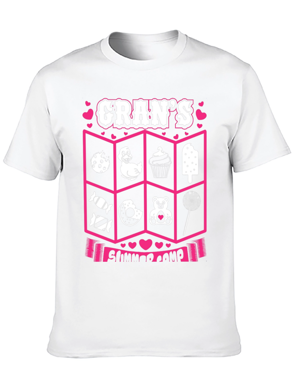 Grans Summer Camp T-Shirt - Fun & Festive