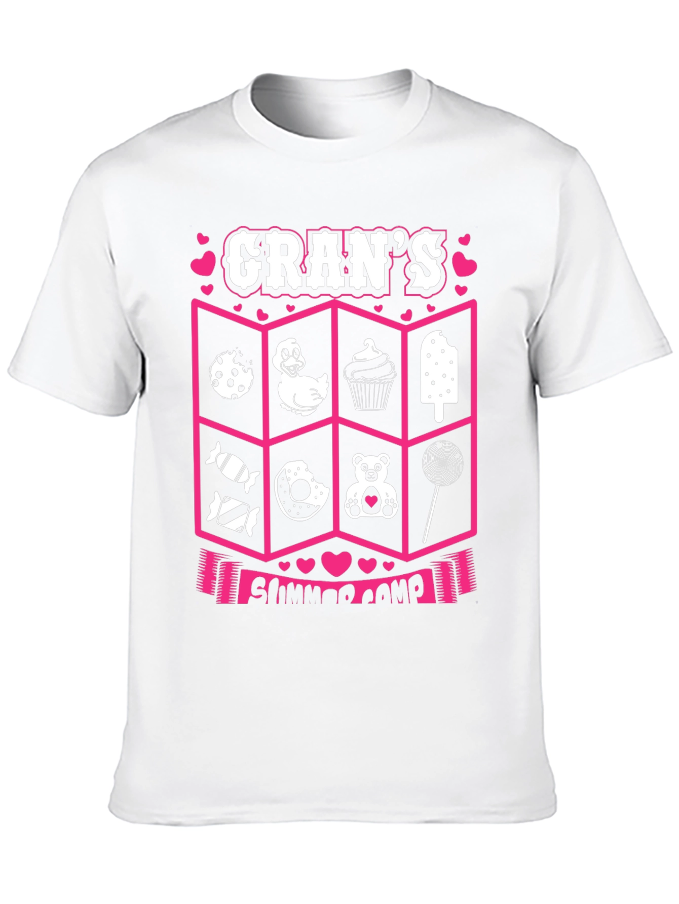 Grans Summer Camp T-Shirt - Fun & Festive