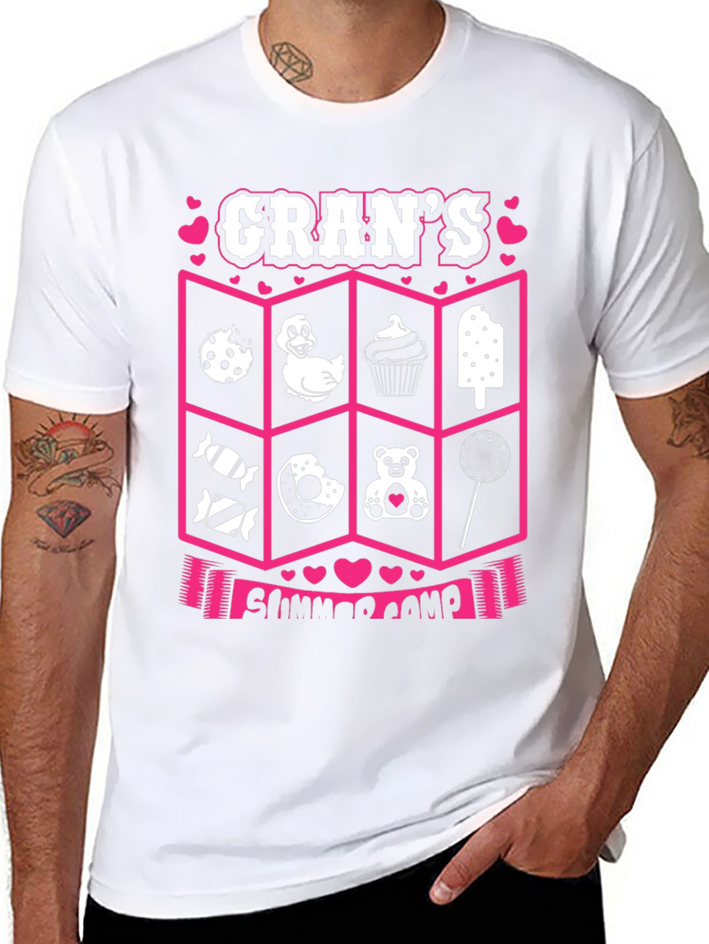 Grans Summer Camp T-Shirt - Fun & Festive