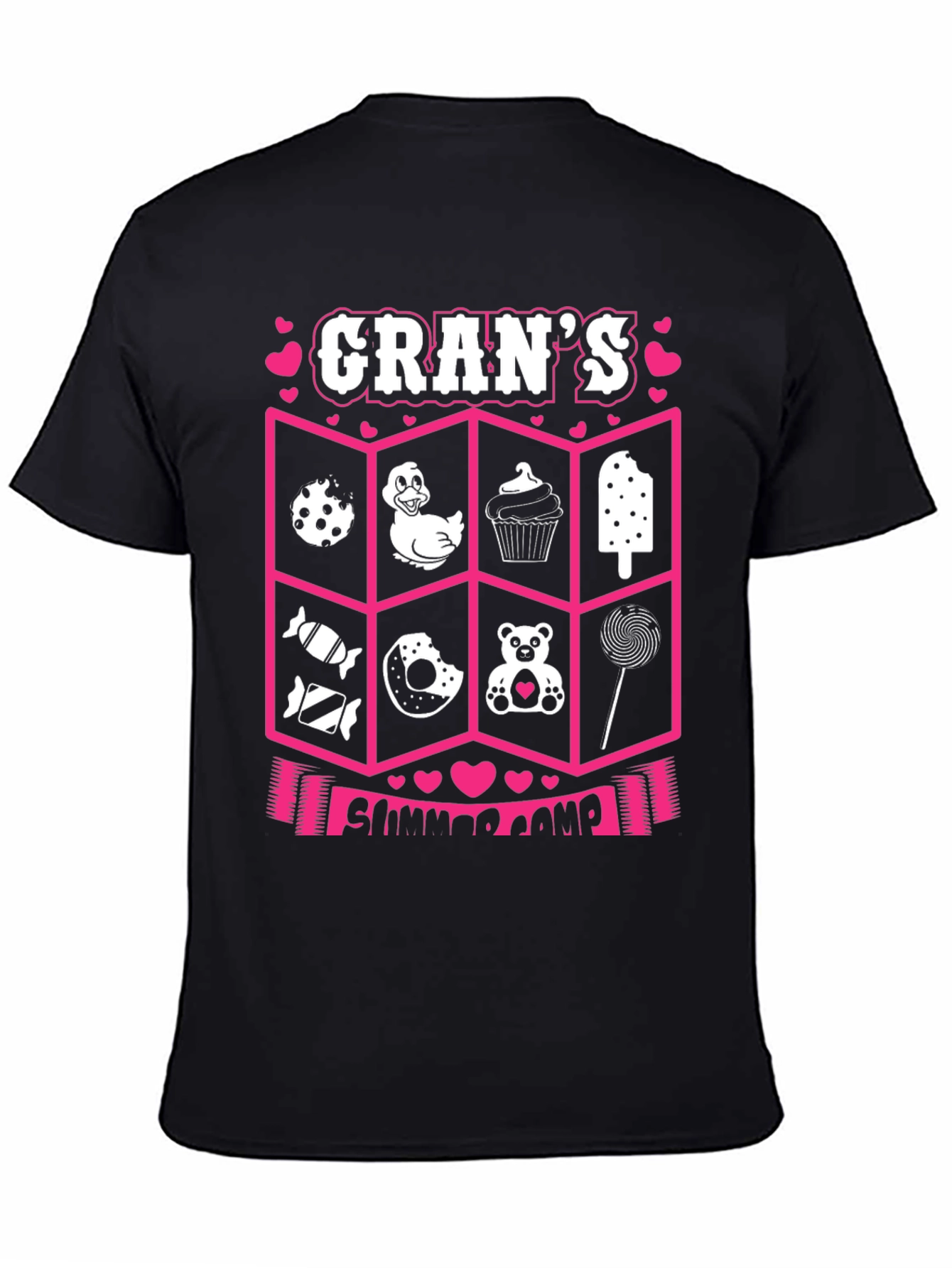 Grans Summer Camp T-Shirt - Fun & Festive