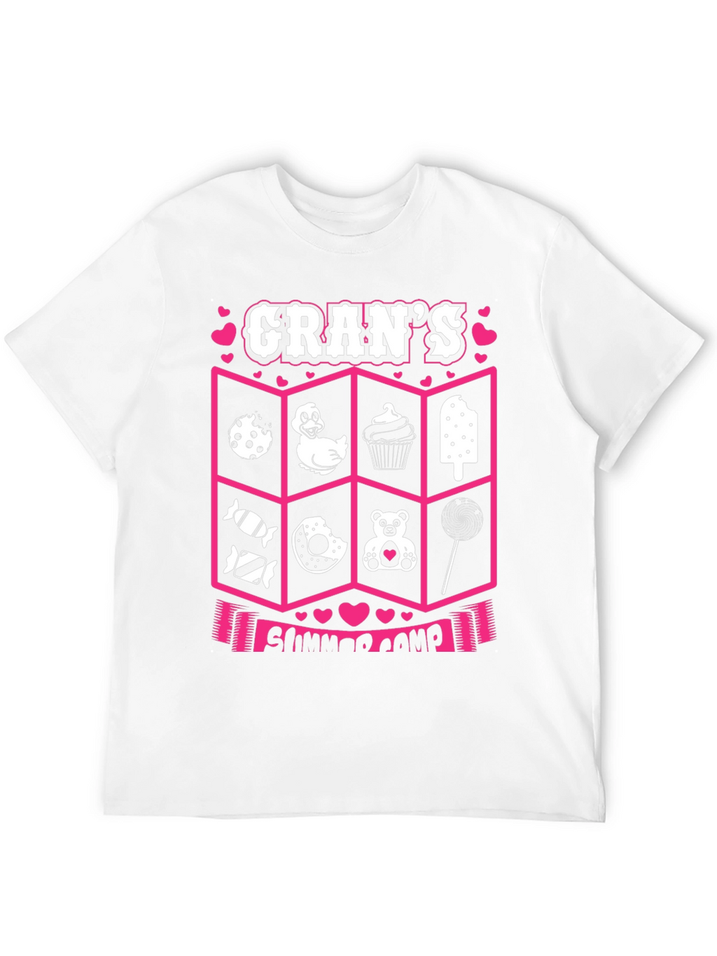 Grans Summer Camp T-Shirt - Fun & Festive
