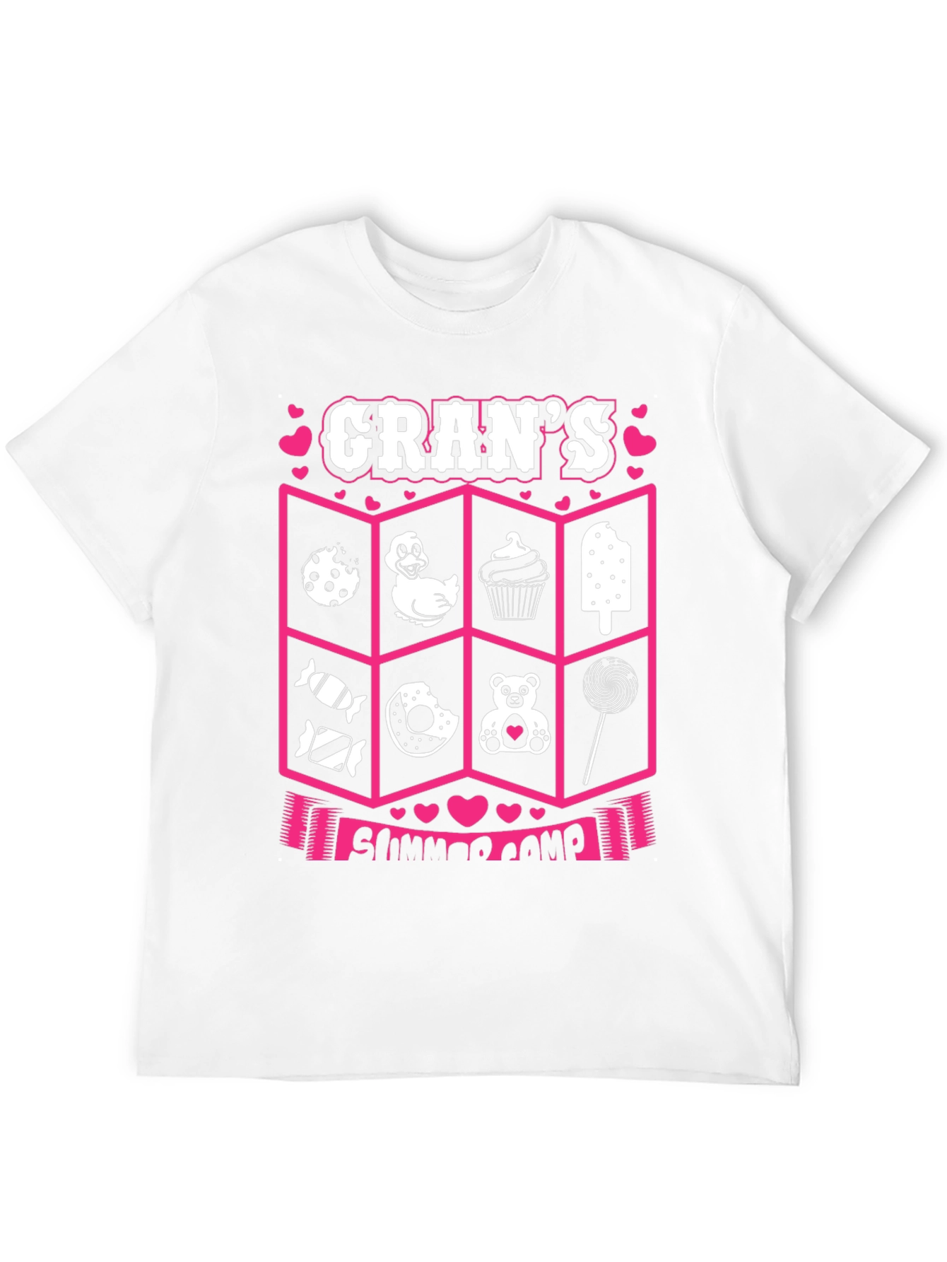 Grans Summer Camp T-Shirt - Fun & Festive