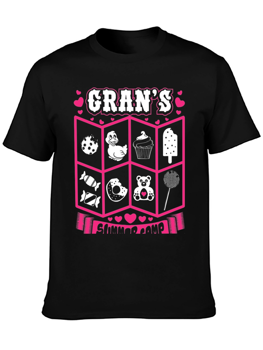 Grans Summer Camp T-Shirt - Fun & Festive