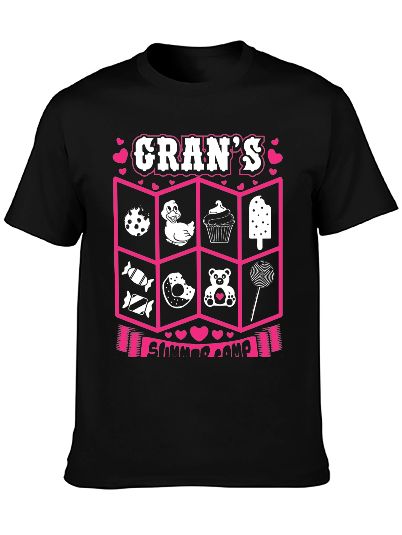 Grans Summer Camp T-Shirt - Fun & Festive