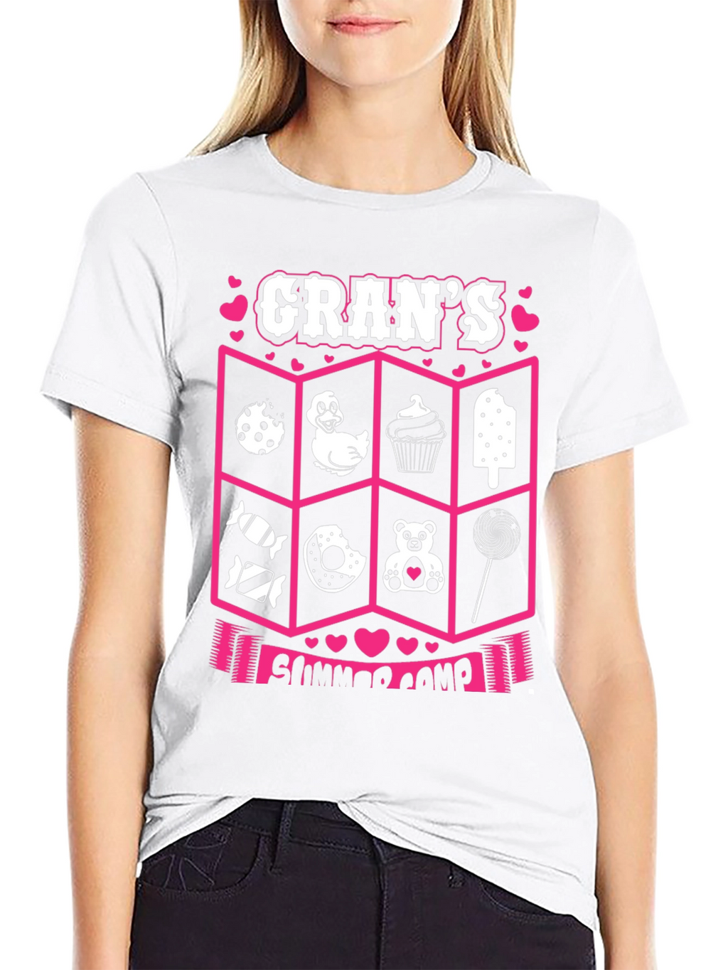 Grans Summer Camp T-Shirt - Fun & Festive