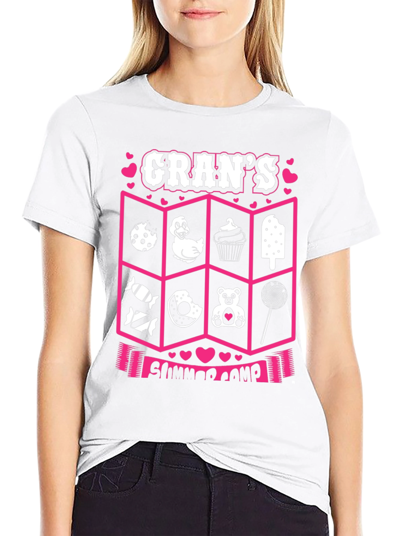 Grans Summer Camp T-Shirt - Fun & Festive