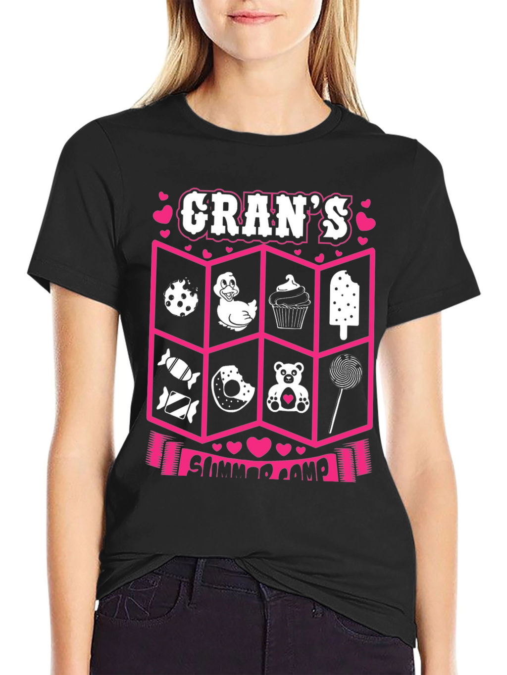 Grans Summer Camp T-Shirt - Fun & Festive
