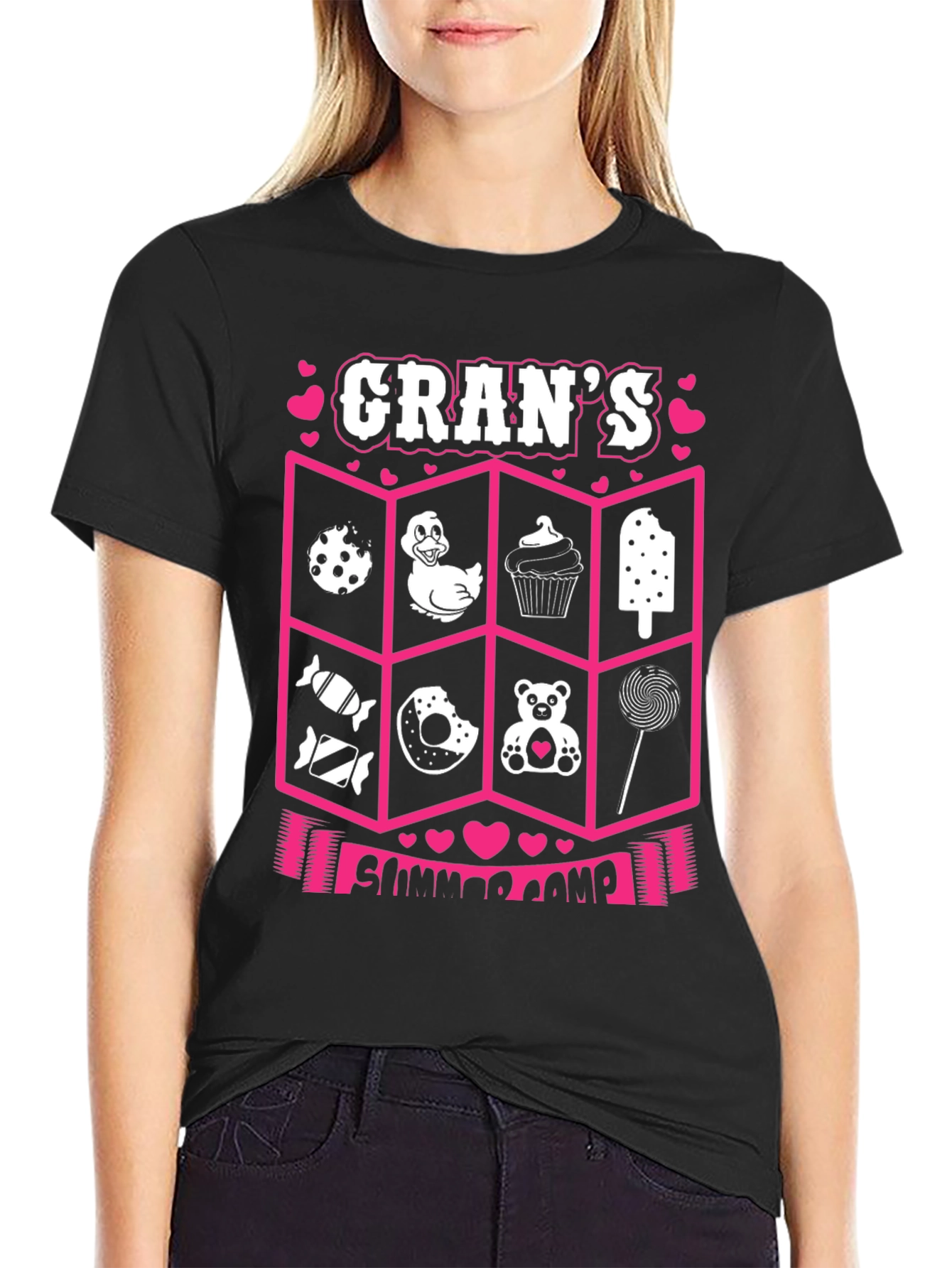 Grans Summer Camp T-Shirt - Fun & Festive