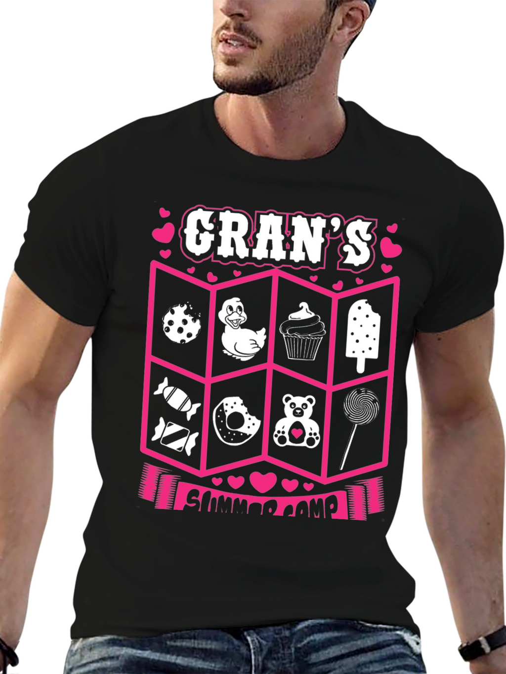 Grans Summer Camp T-Shirt - Fun & Festive
