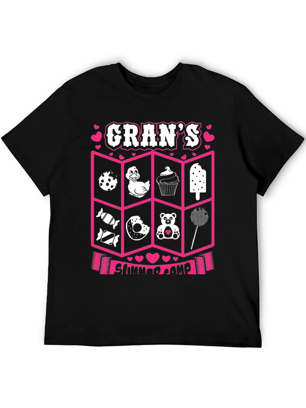 Grans Summer Camp T-Shirt - Fun & Festive