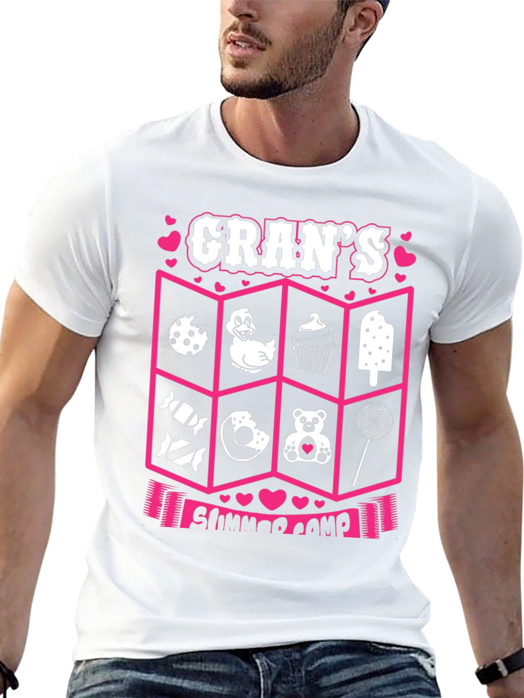 Grans Summer Camp T-Shirt - Fun & Festive