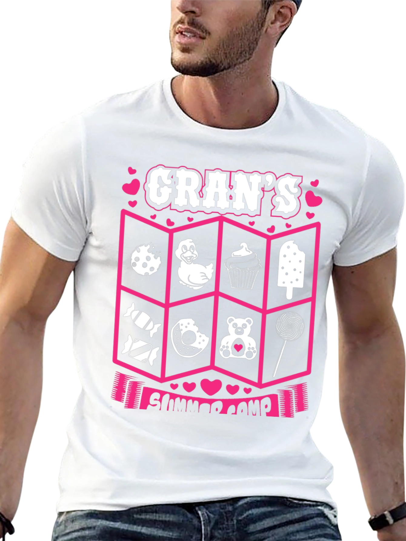 Grans Summer Camp T-Shirt - Fun & Festive