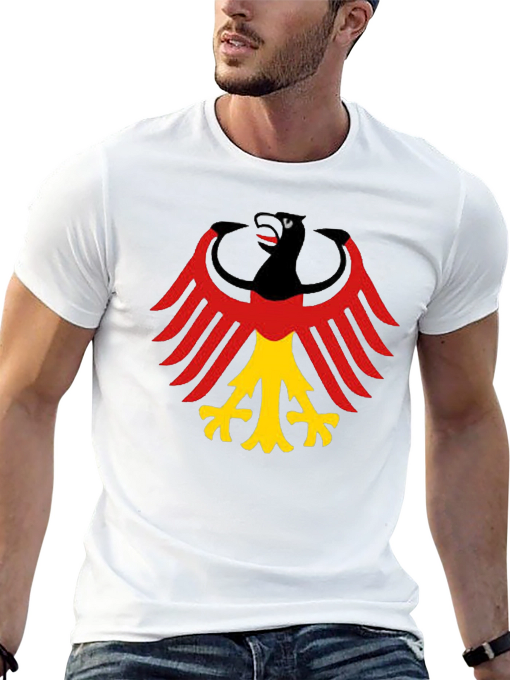 German Eagle Graphic Tee - Black T-Shirt