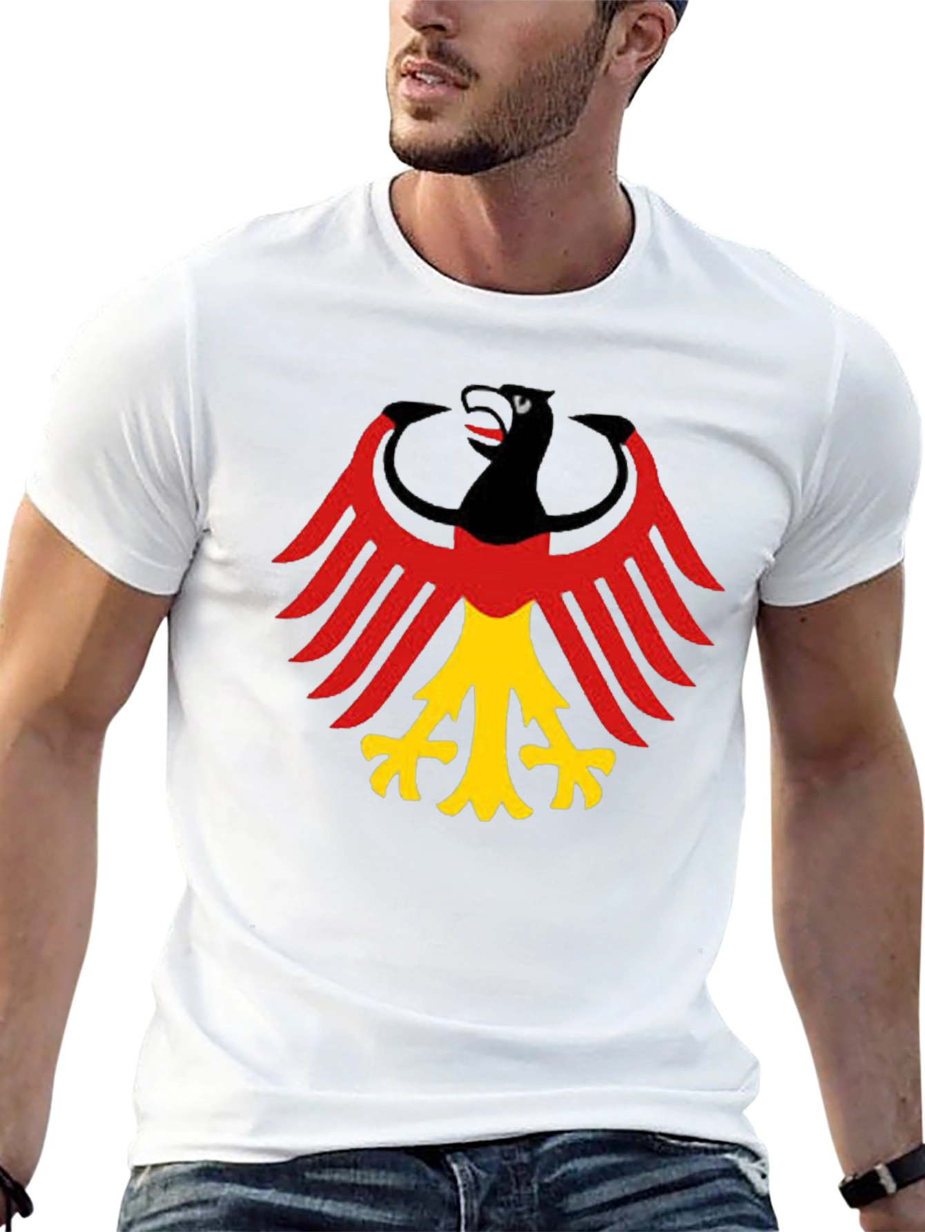 German Eagle Graphic Tee - Black T-Shirt