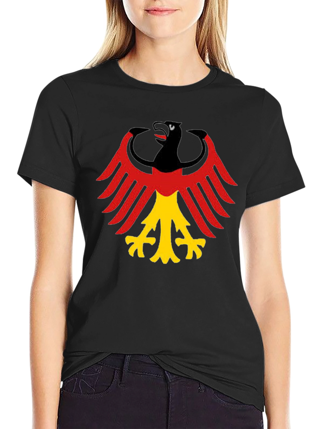 German Eagle Graphic Tee - Black T-Shirt