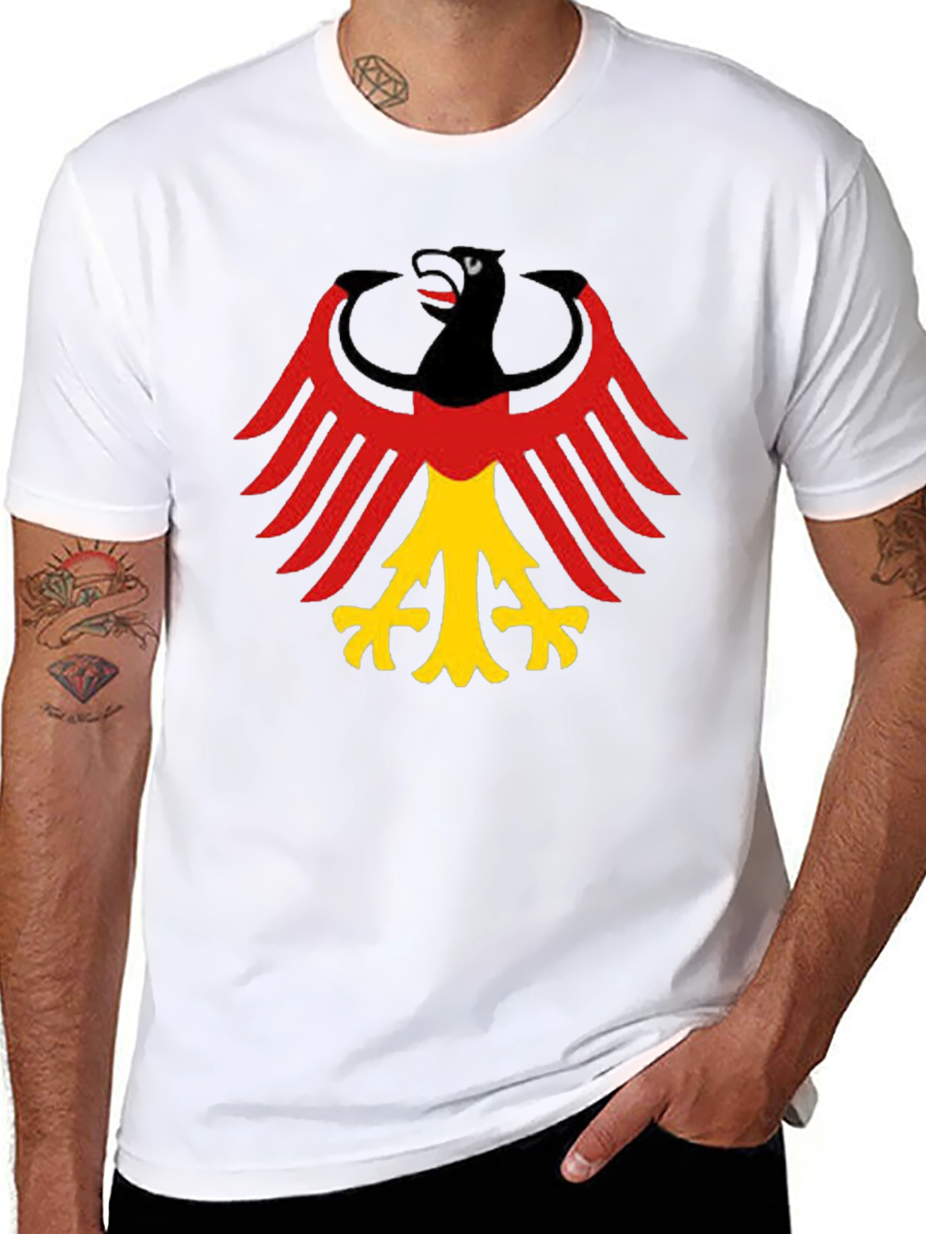 German Eagle Graphic Tee - Black T-Shirt