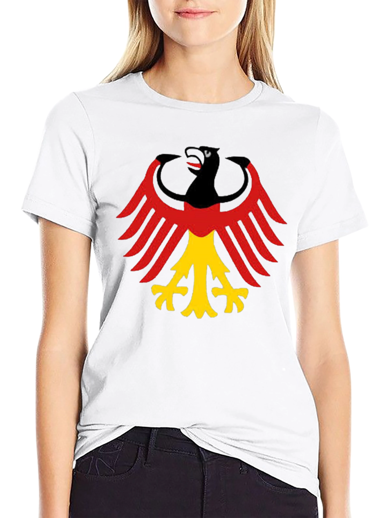 German Eagle Graphic Tee - Black T-Shirt