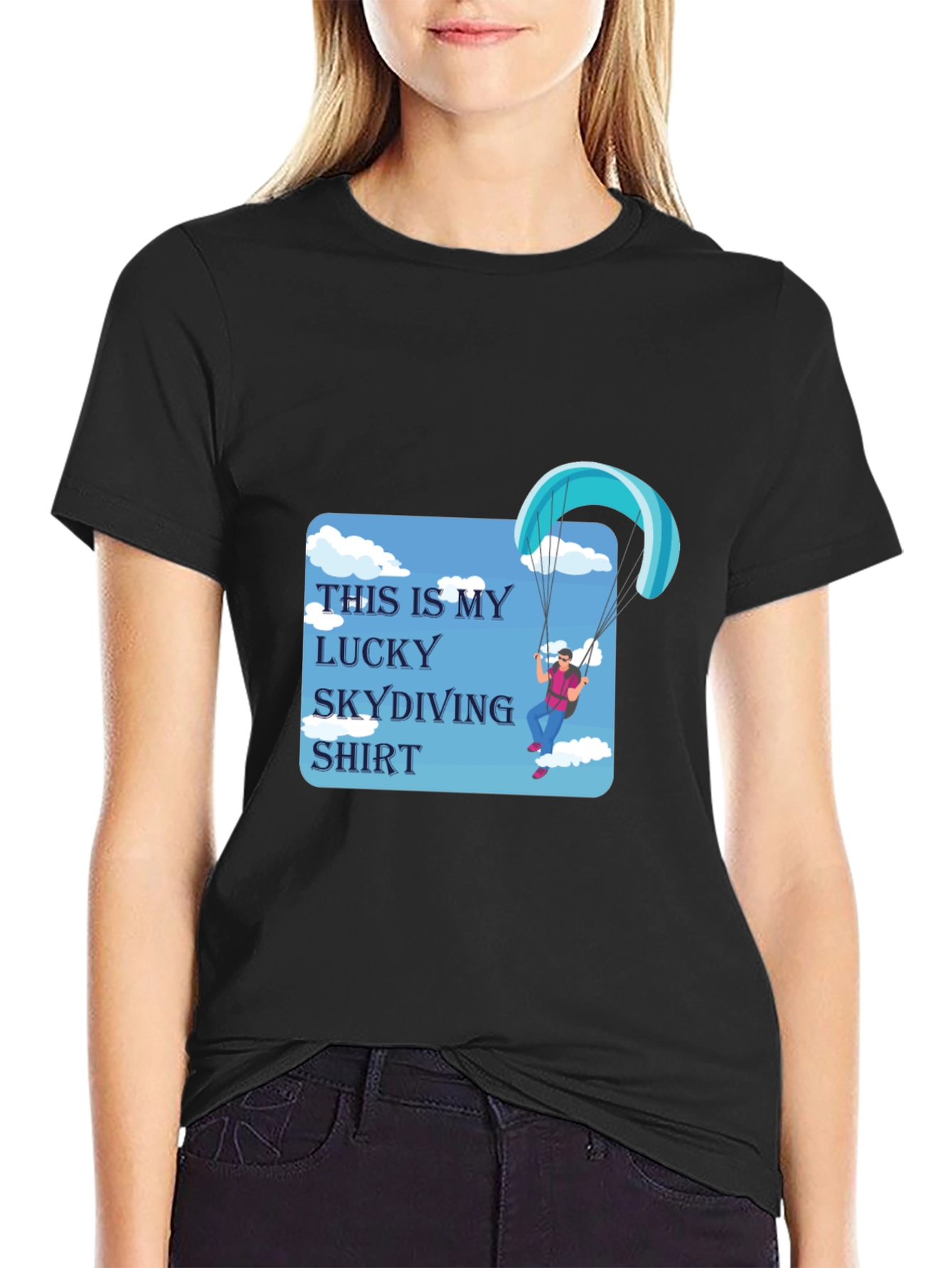 Lucky Skydiving Shirt - Graphic Tee