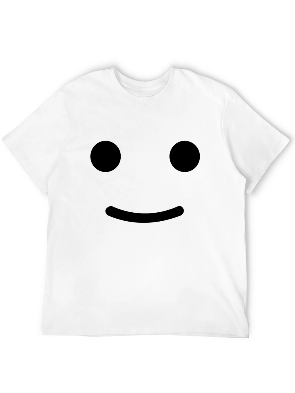 Smiley Face Black T-Shirt - Casual Comfort