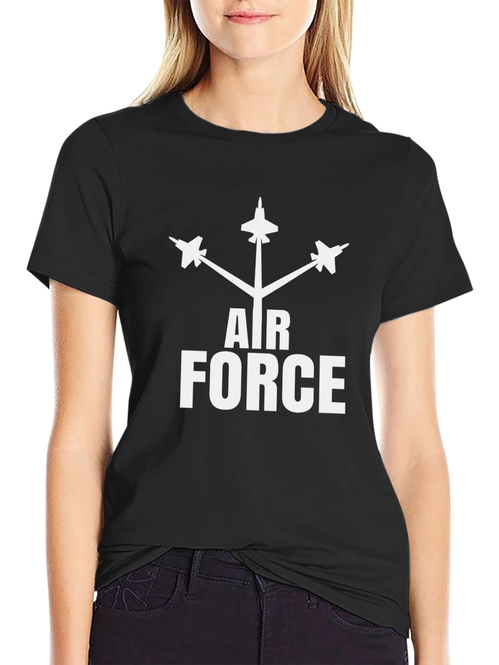 Air Force Black Graphic T-Shirt
