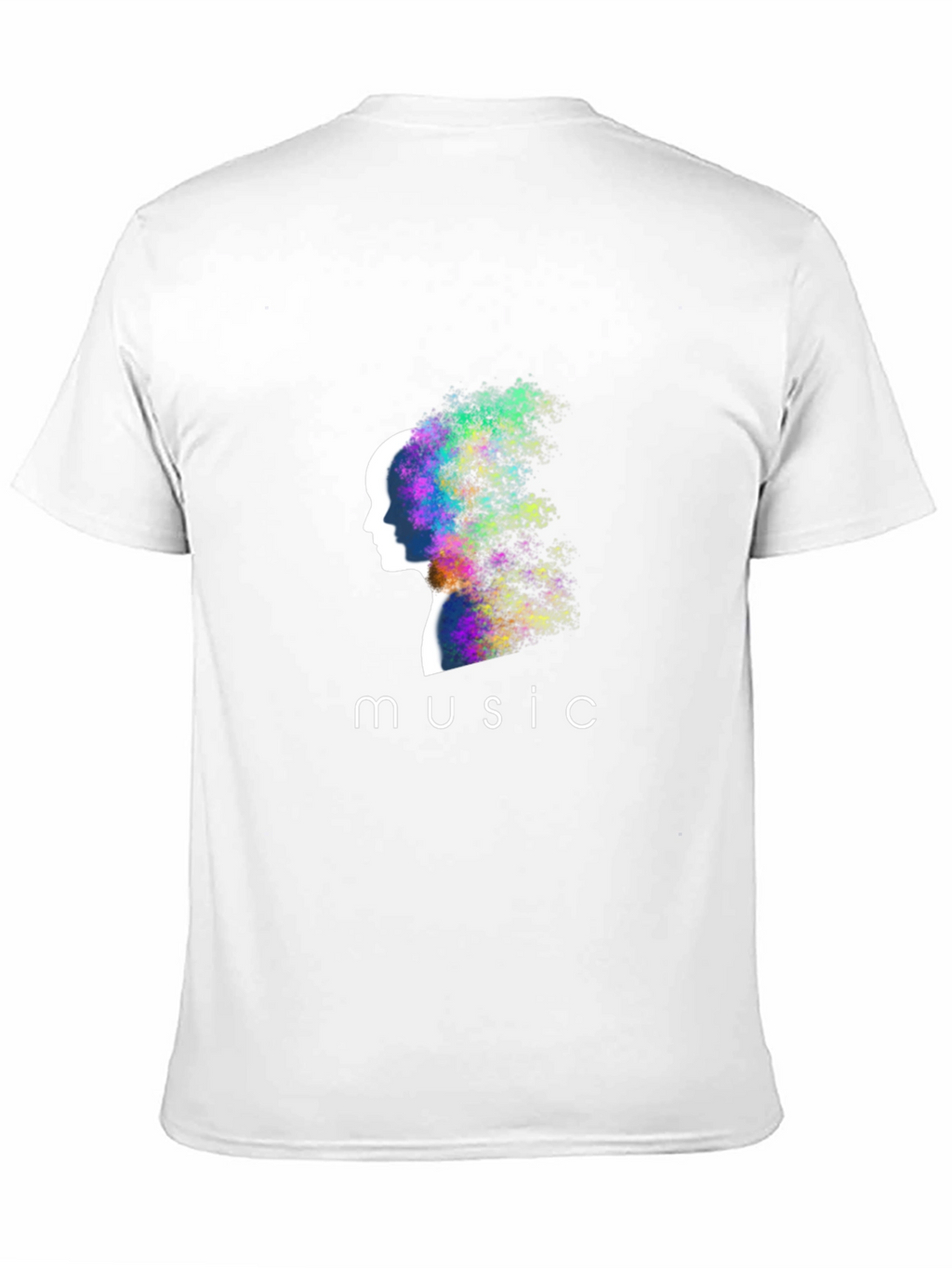 Music Mind Black T-Shirt - Artistic Design