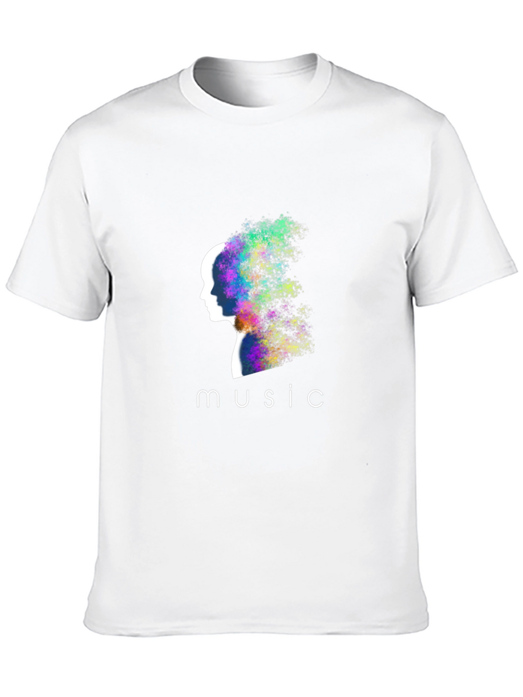 Music Mind Black T-Shirt - Artistic Design