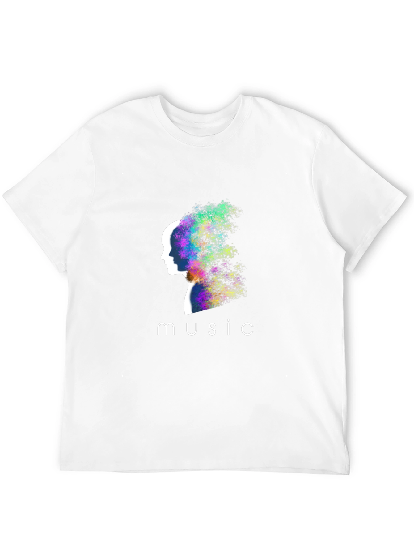 Music Mind Black T-Shirt - Artistic Design