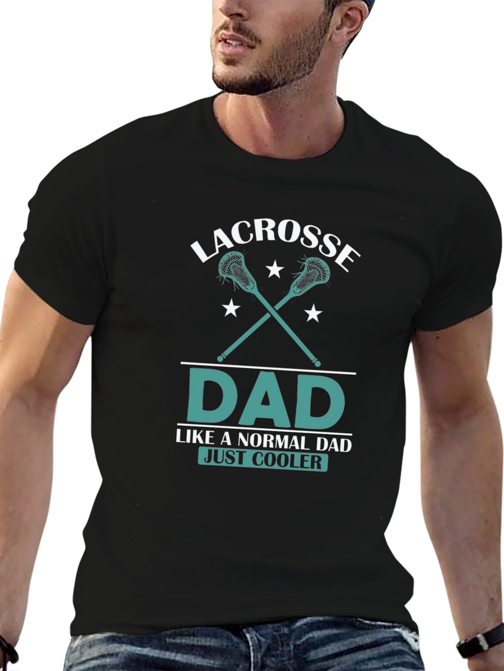 Lacrosse Dad T-Shirt - Cool Fathers Day Tee