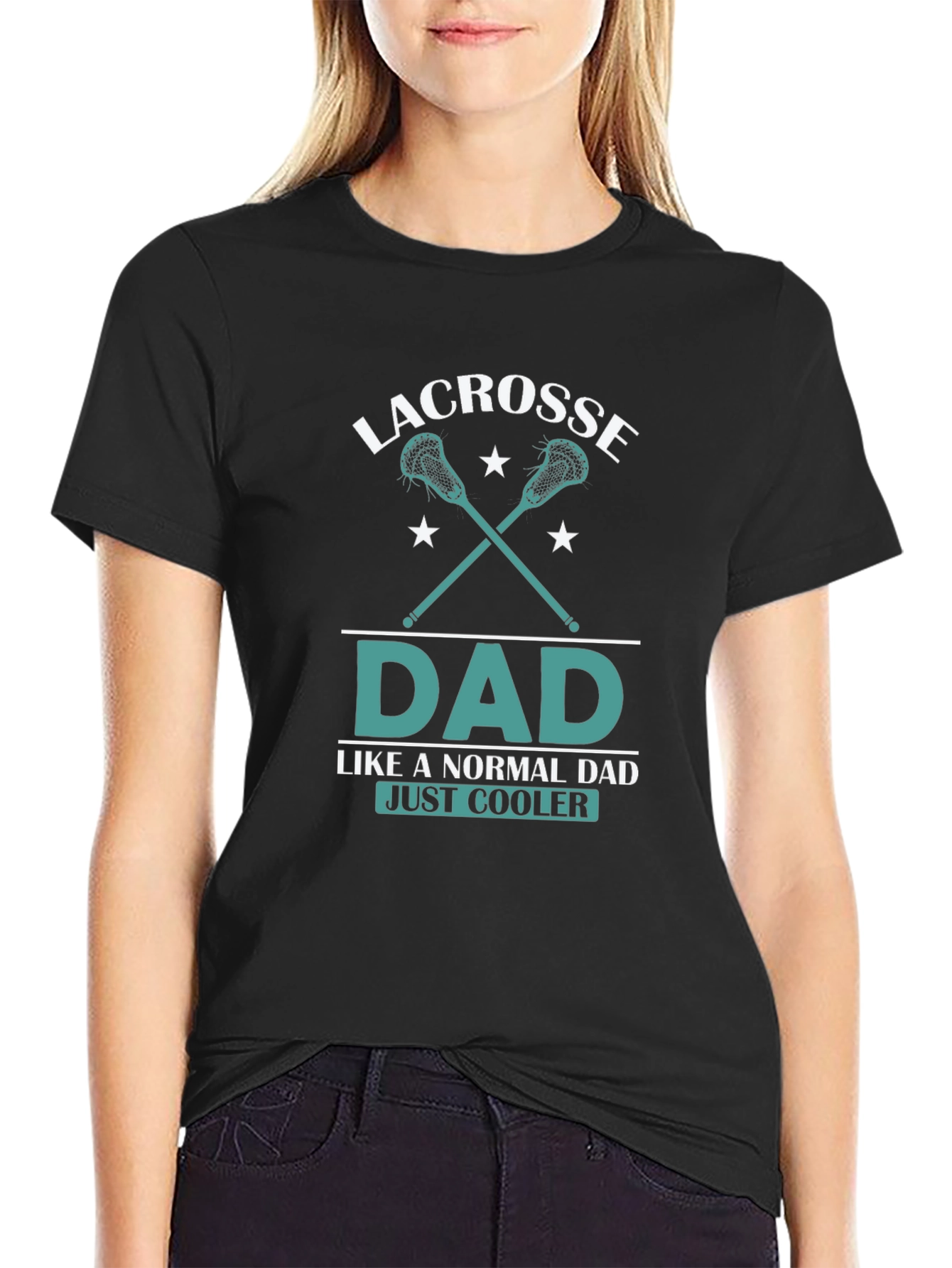 Lacrosse Dad T-Shirt - Cool Fathers Day Tee