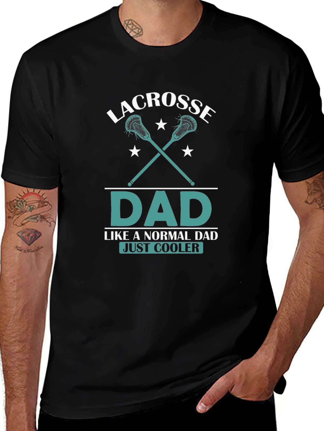 Lacrosse Dad T-Shirt - Cool Fathers Day Tee