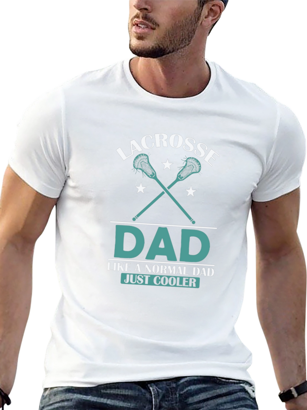 Lacrosse Dad T-Shirt - Cool Fathers Day Tee