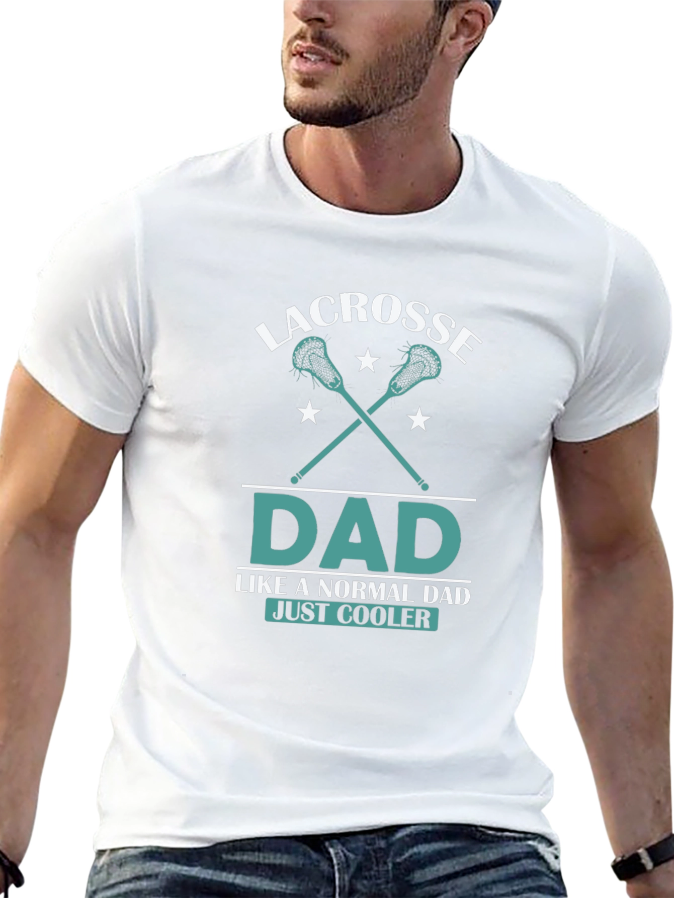 Lacrosse Dad T-Shirt - Cool Fathers Day Tee