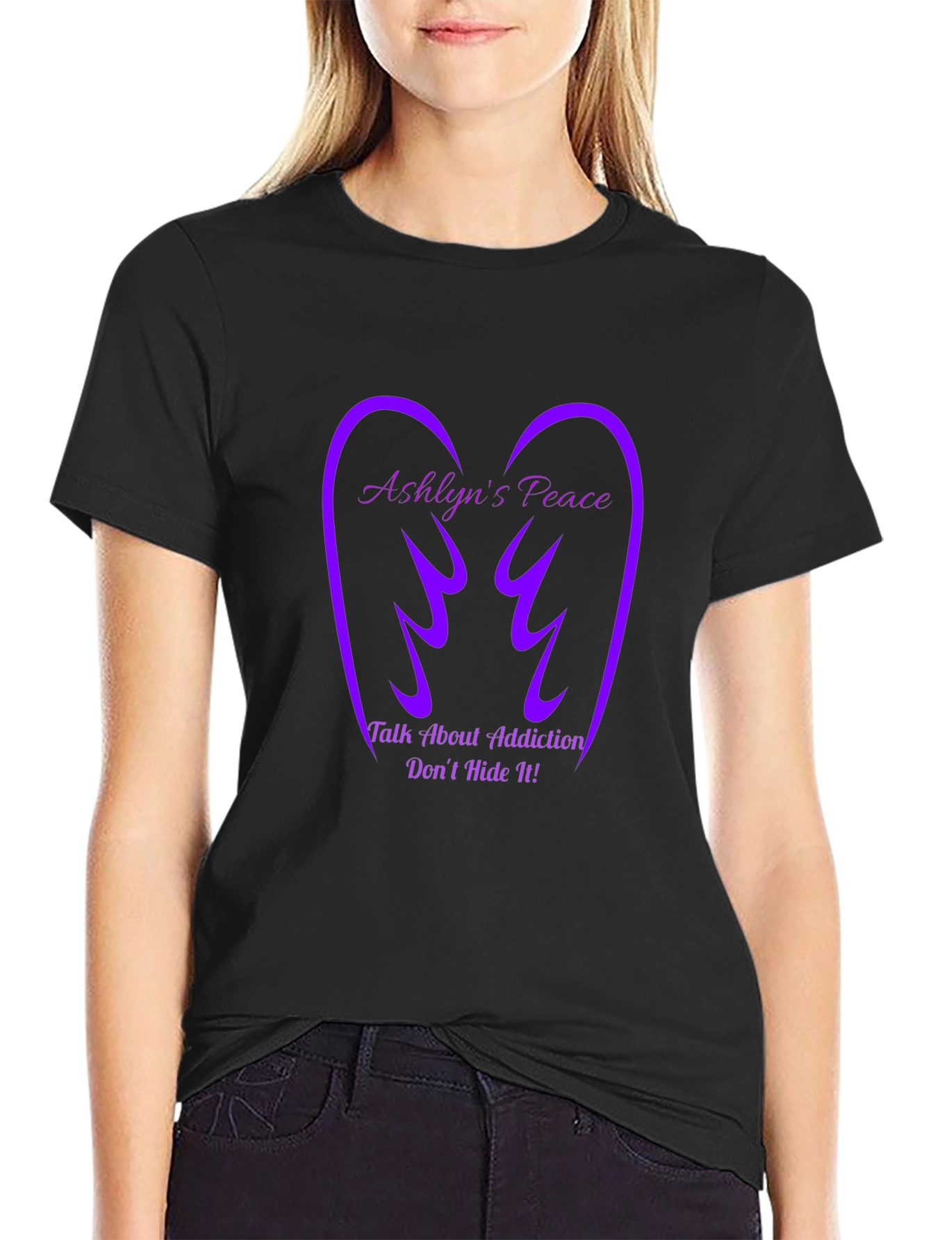 Ashlyns Peace Addiction Awareness T-Shirt