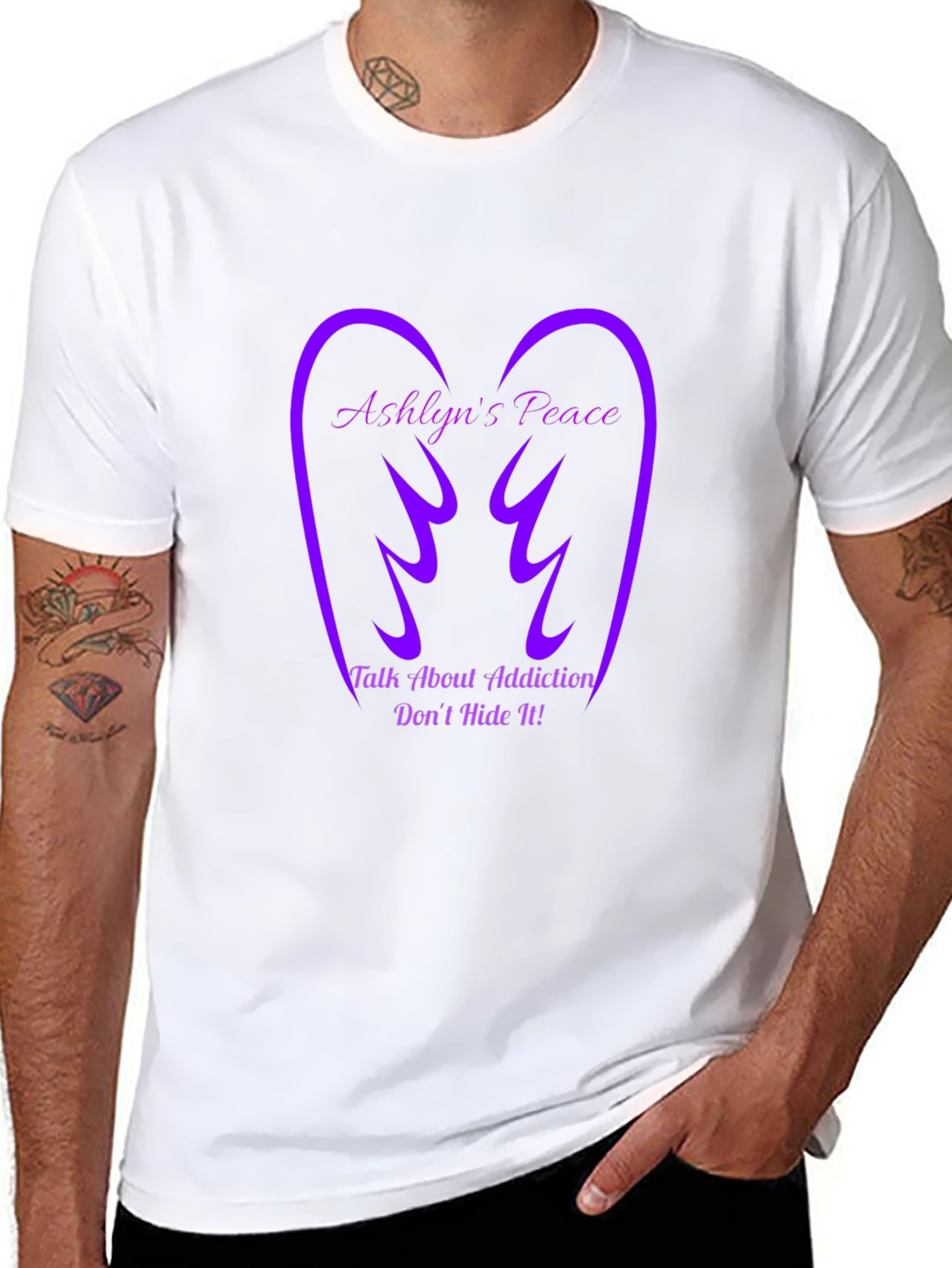 Ashlyns Peace Addiction Awareness T-Shirt