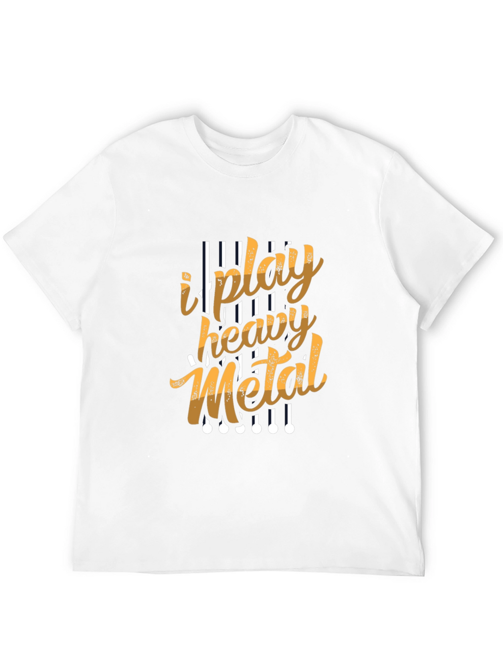 I Play Heavy Metal Graphic Tee - Black