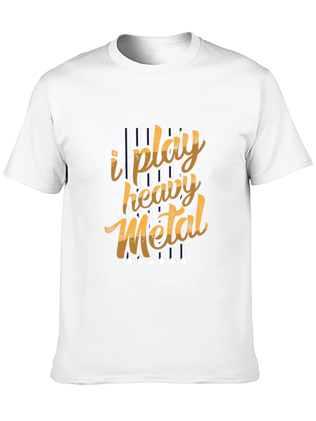 I Play Heavy Metal Graphic Tee - Black