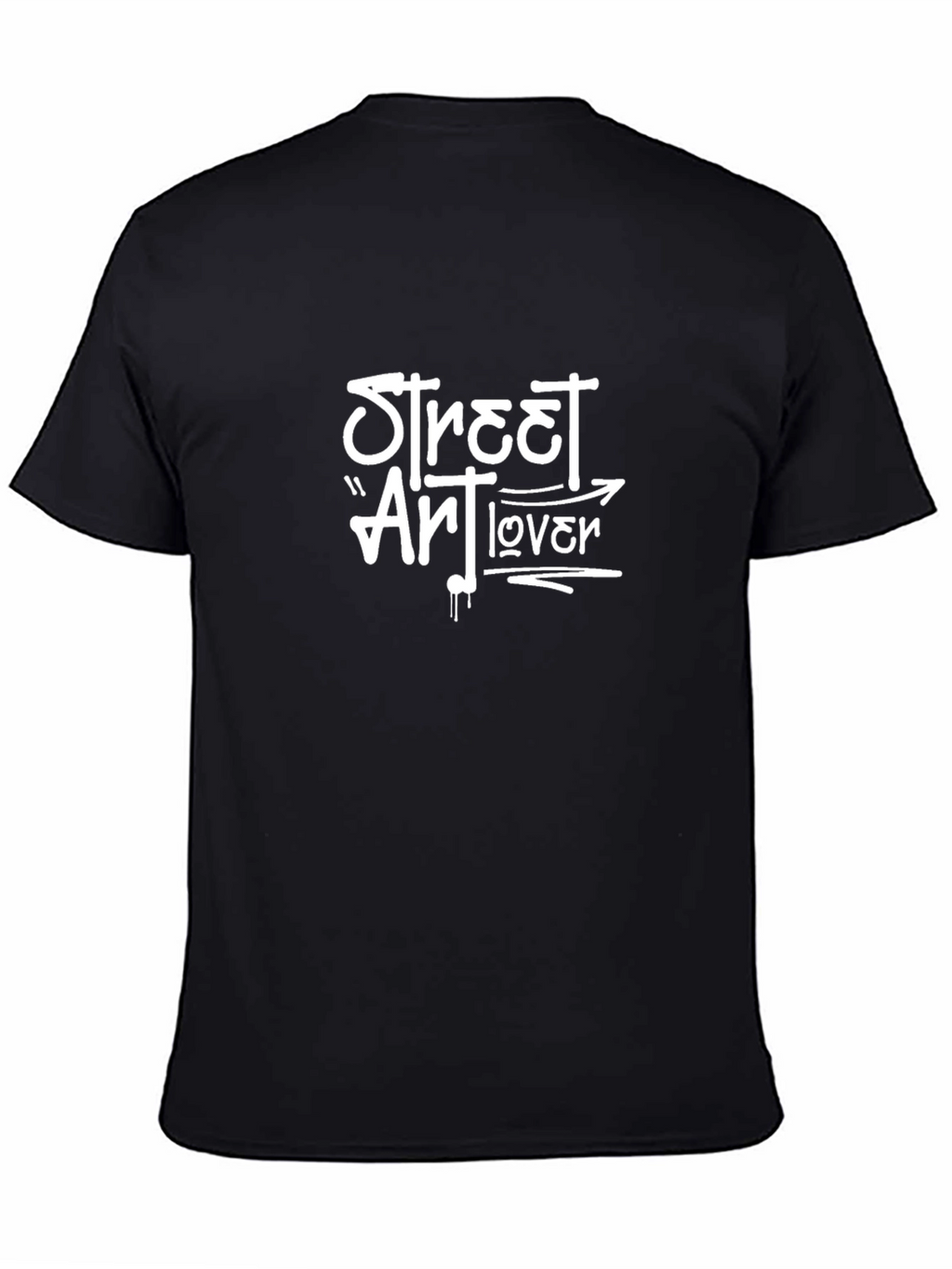 Street Art Lover Black T-Shirt