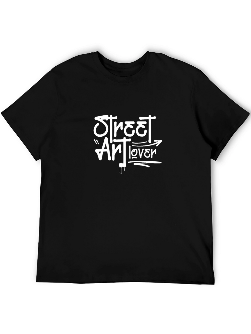 Street Art Lover Black T-Shirt