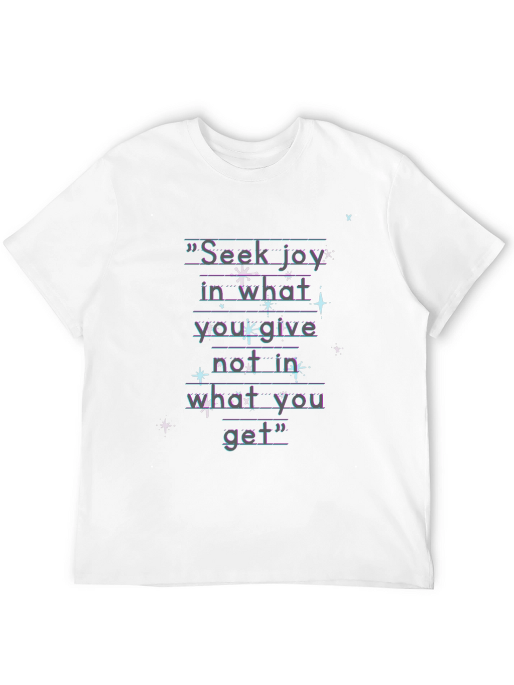 Seek Joy Graphic Tee - Inspirational Quote Shirt