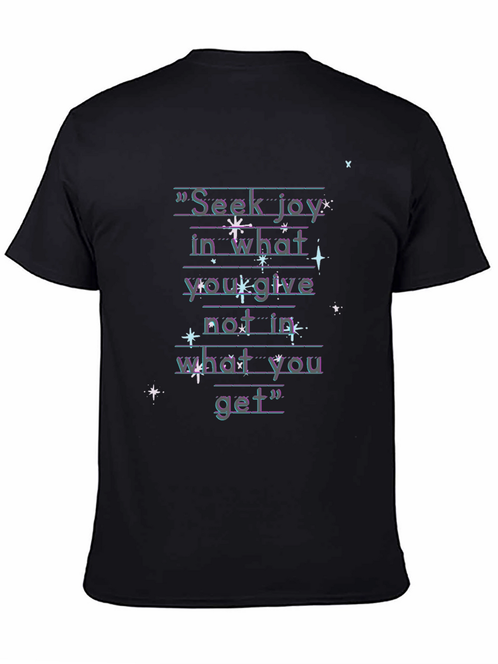Seek Joy Graphic Tee - Inspirational Quote Shirt