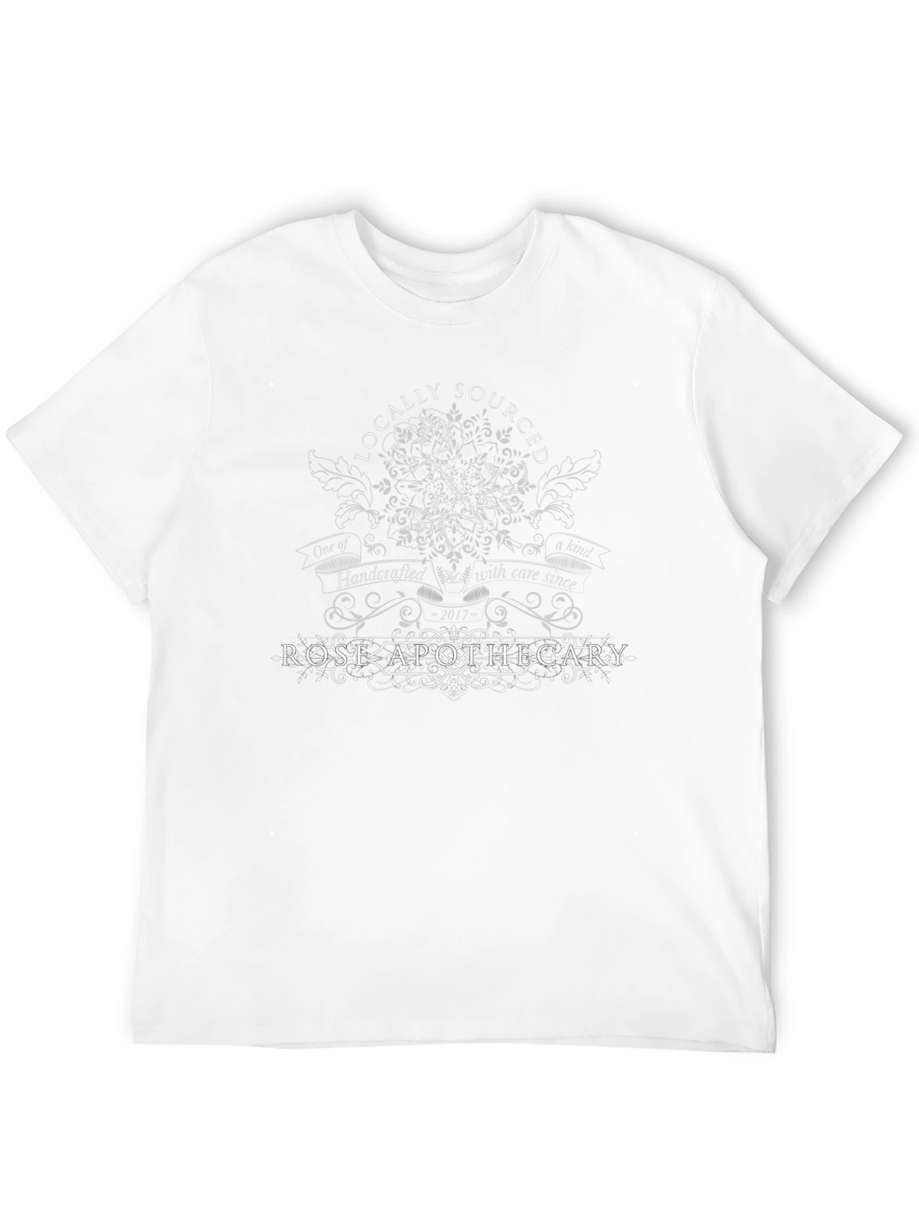 Rose Apothecary Graphic Tee - Locally Sourced Handcrafted T-Shirt