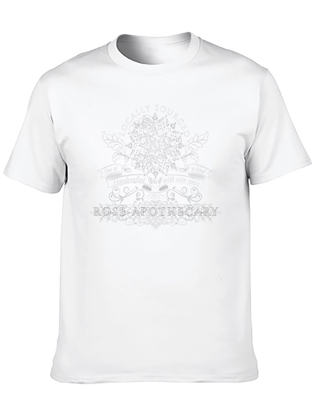 Rose Apothecary Graphic Tee - Locally Sourced Handcrafted T-Shirt