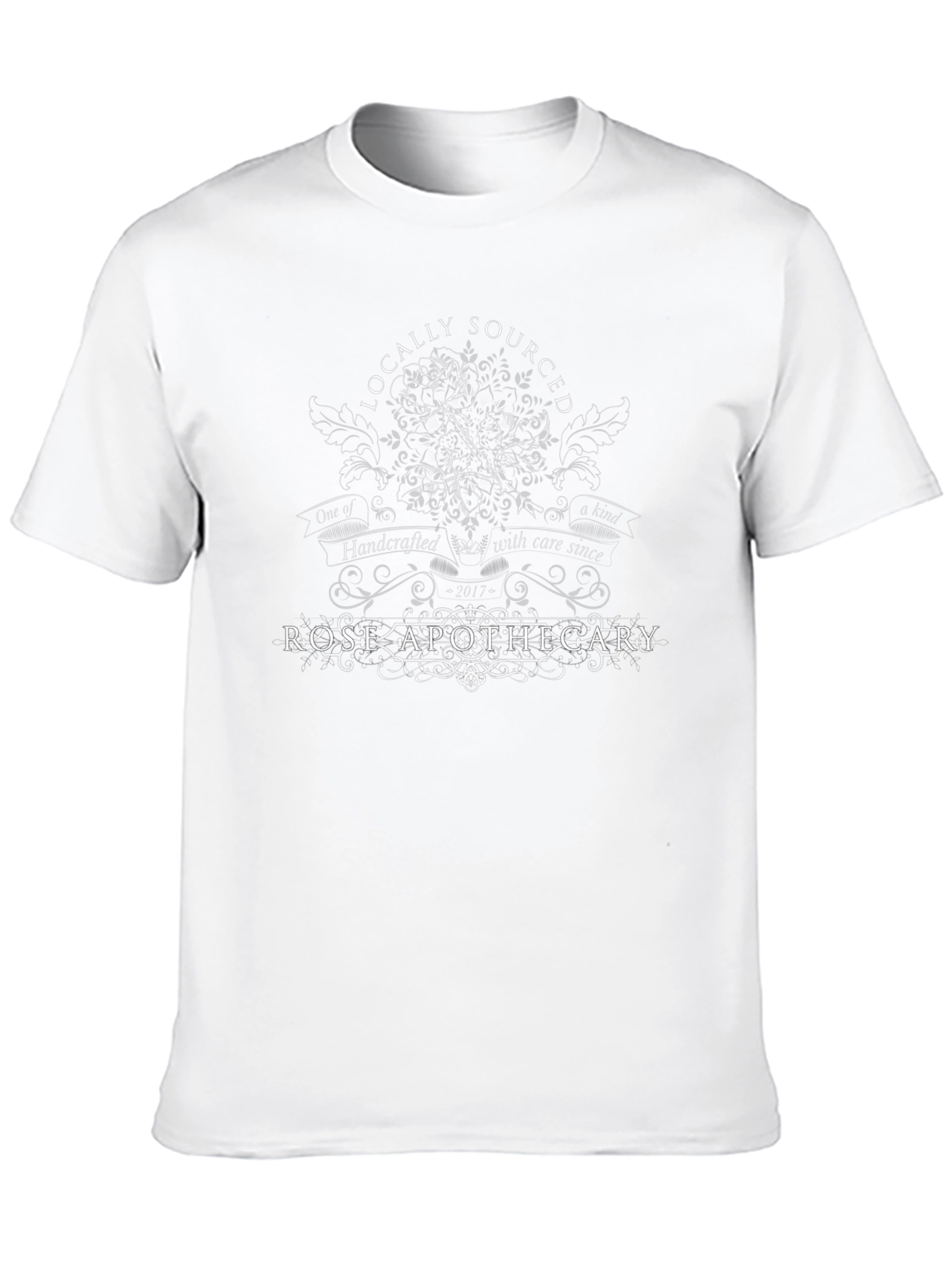 Rose Apothecary Graphic Tee - Locally Sourced Handcrafted T-Shirt