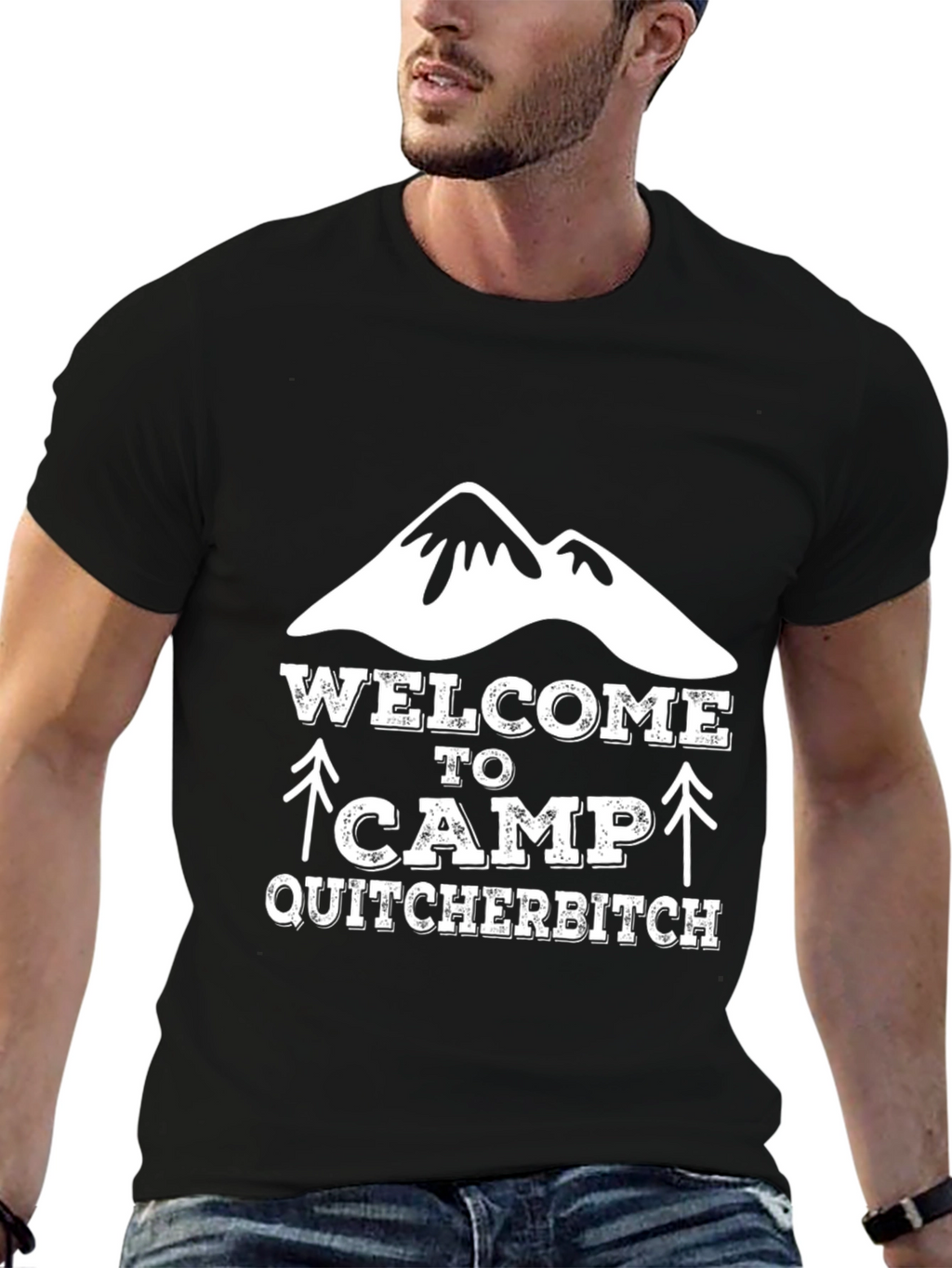Welcome to Camp Quitcherbitch Graphic Tee